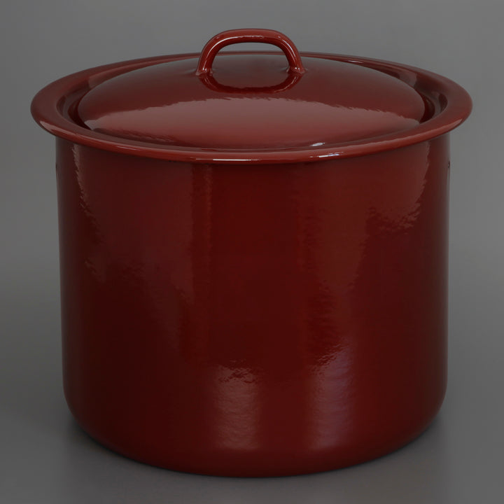 Plain Enamel Bread Bin Brown (seconds quality)